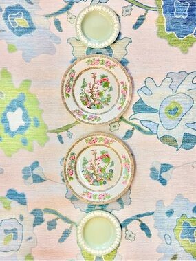 Curated Vintage Plate Wall | Wedgwood Jasperware and Syracuse China